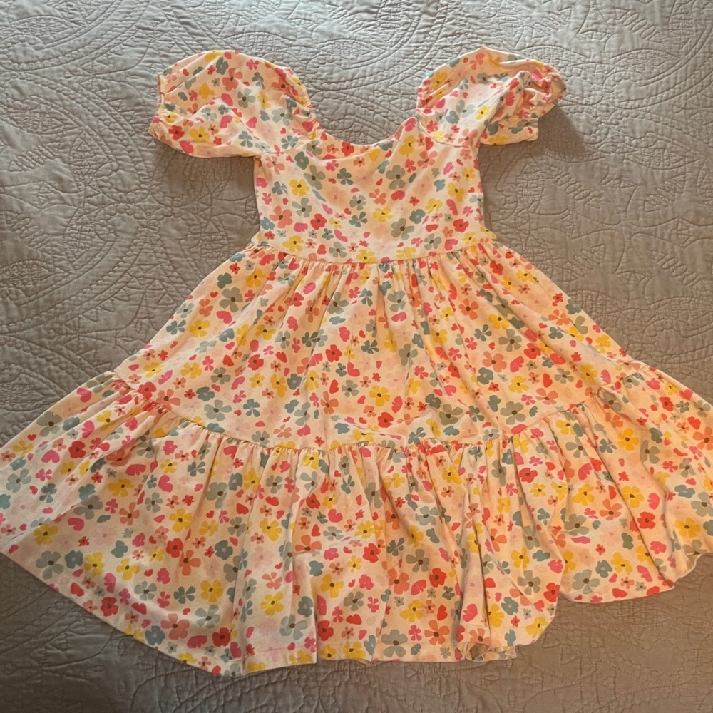 Alice + Ames Dress with Puff Sleeves